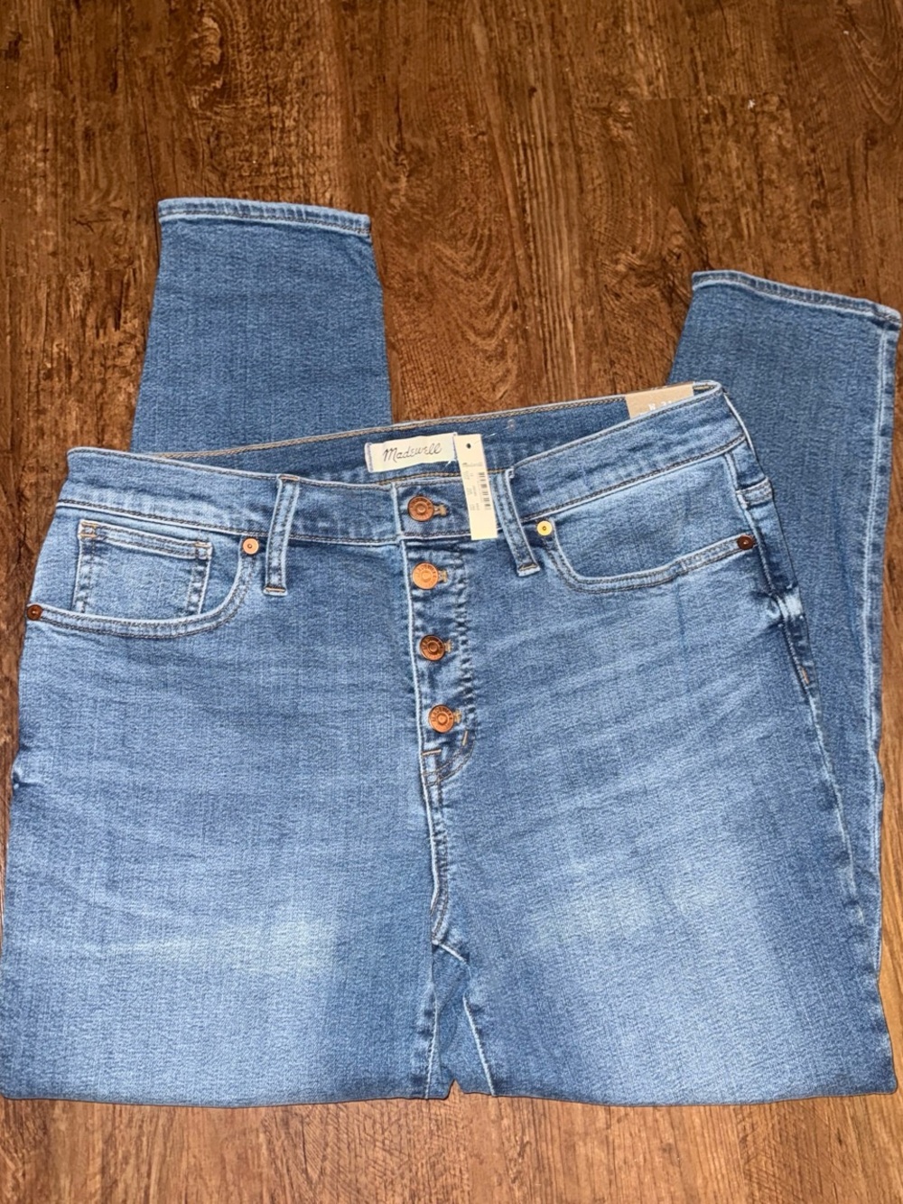 Madewell women’s mid-rise Skinny Crop Jeans - Blue